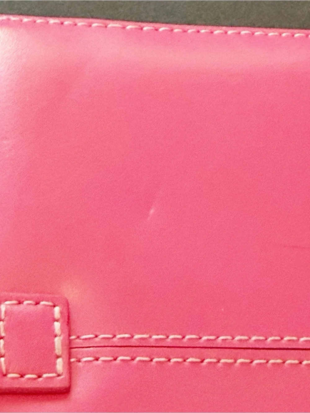 Filofax Cross Pink A7 Pocket Organizer Planner Binder 6 Ring Italian Leather